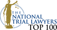 Logo Recognizing Bollwerk & Associates, LLC.'s affiliation with National Trial Lawyers Top 100